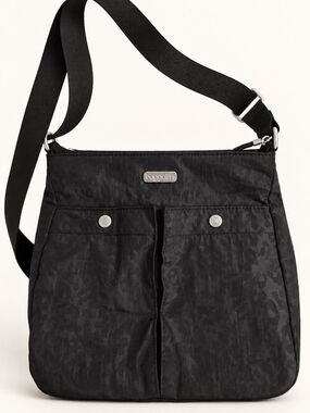 Baggallini Black Animal Print Crossbody Bag